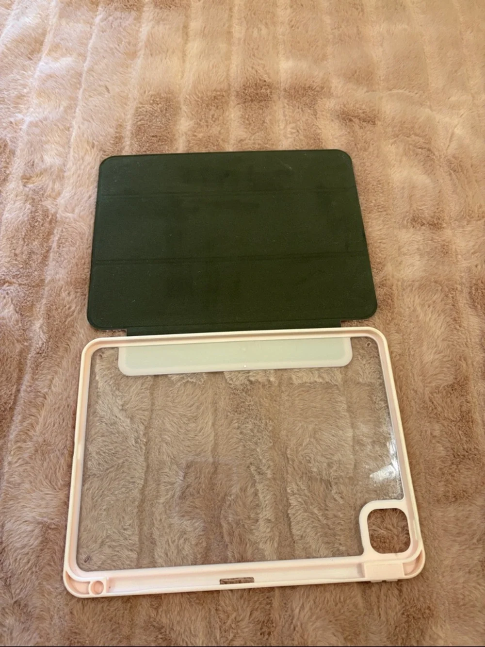 Pink and White Striped Cover Case for iPad Pro 11 inch